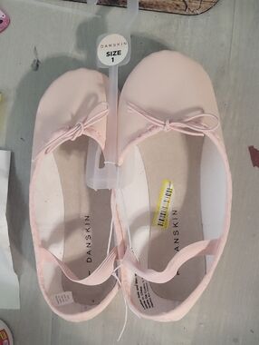 Danskin Pink Ballet Shoes with Bow Detail